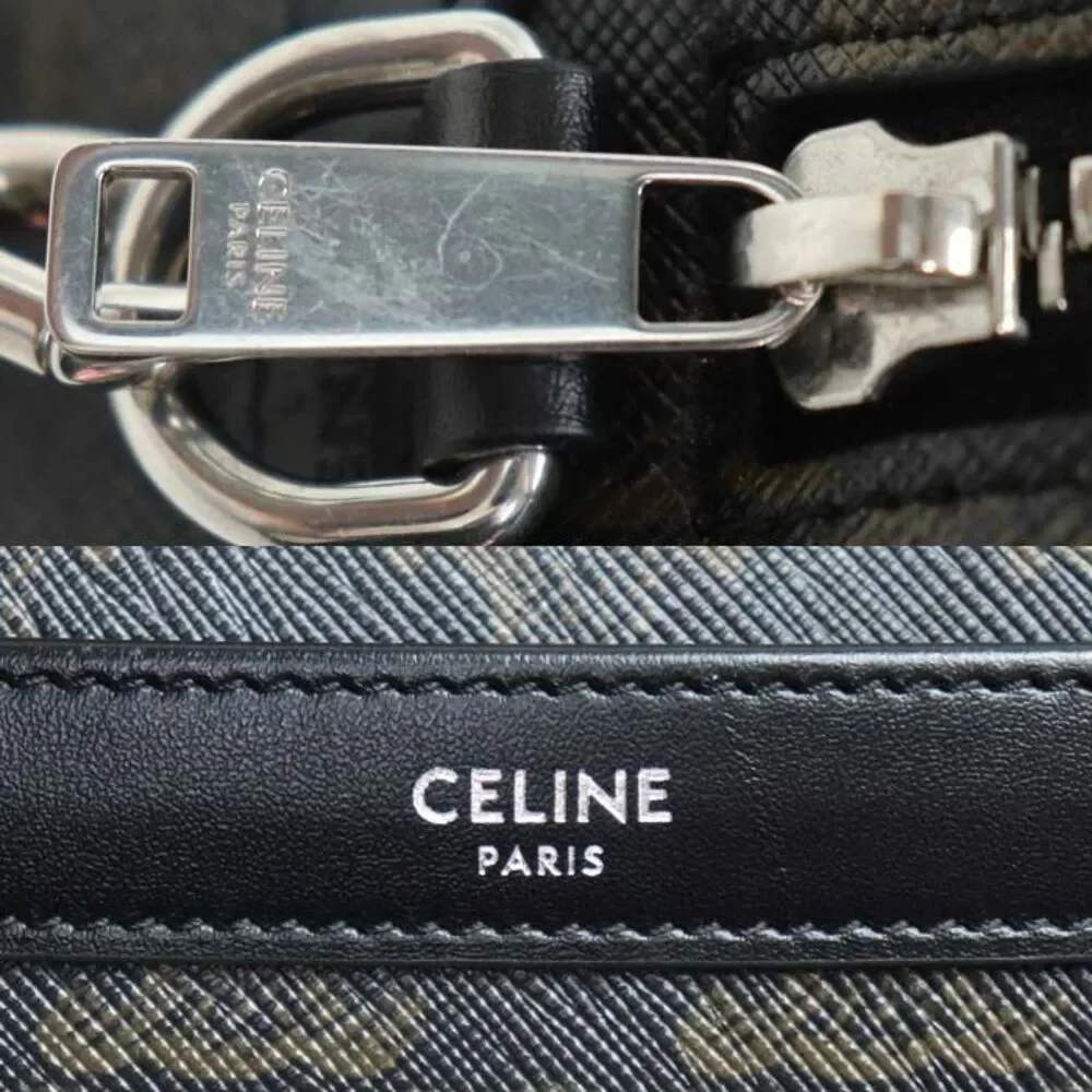 Celine Triomphe Canvas Shoulder Bag